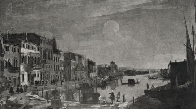 A. C. Cooper — Luca Carlevaris. A View of the Canale di Santa Chiara, Venice. — insieme